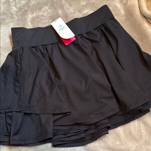Black Athletic Skort